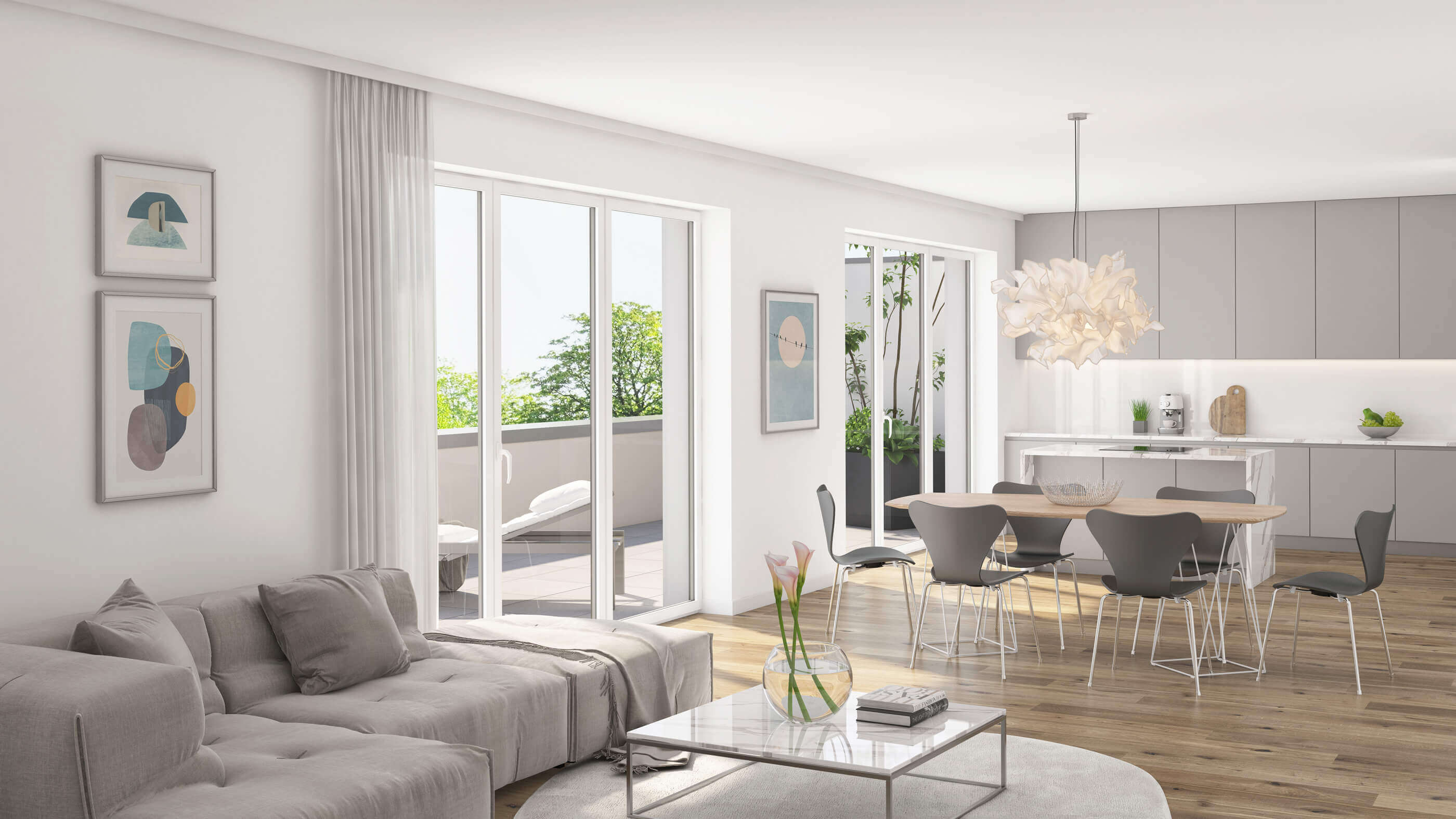 Eigentumswohnungen Landwehr Quartier Hattersheim - Innenansicht