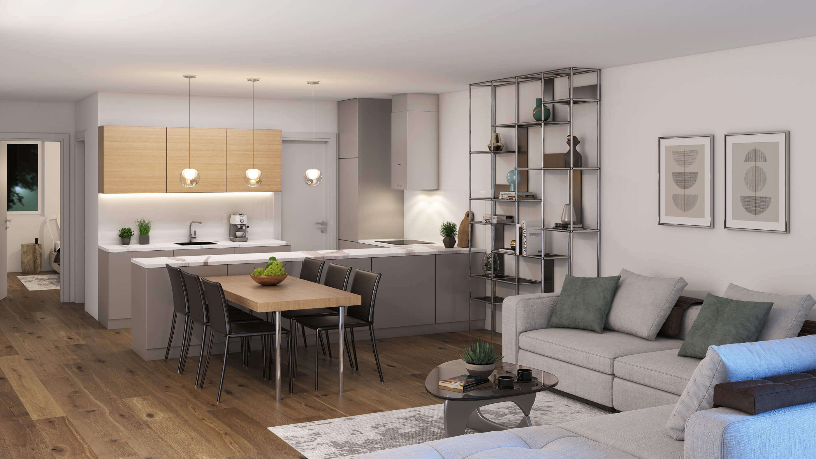 Eigentumswohnungen Landwehr Quartier Hattersheim - Innenansicht Eigentumswohnungen Landwehr Quartier Hattersheim - Innenansicht