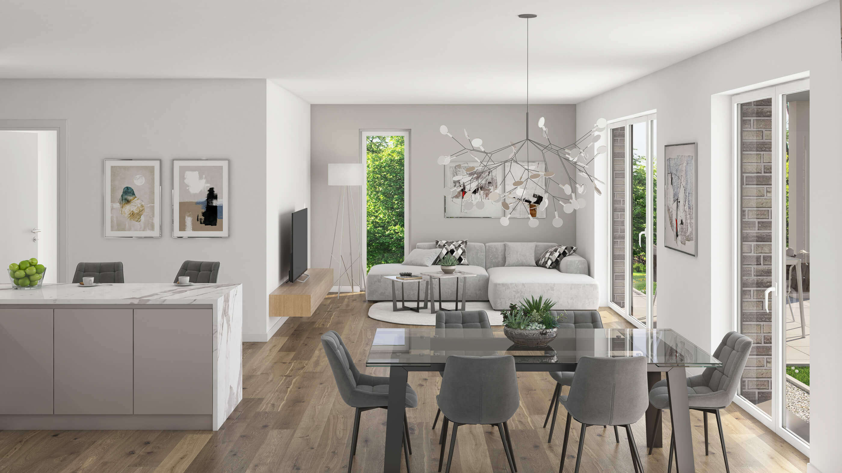 Eigentumswohnungen Landwehr Quartier Hattersheim - Innenansicht Eigentumswohnungen Landwehr Quartier Hattersheim - Innenansicht