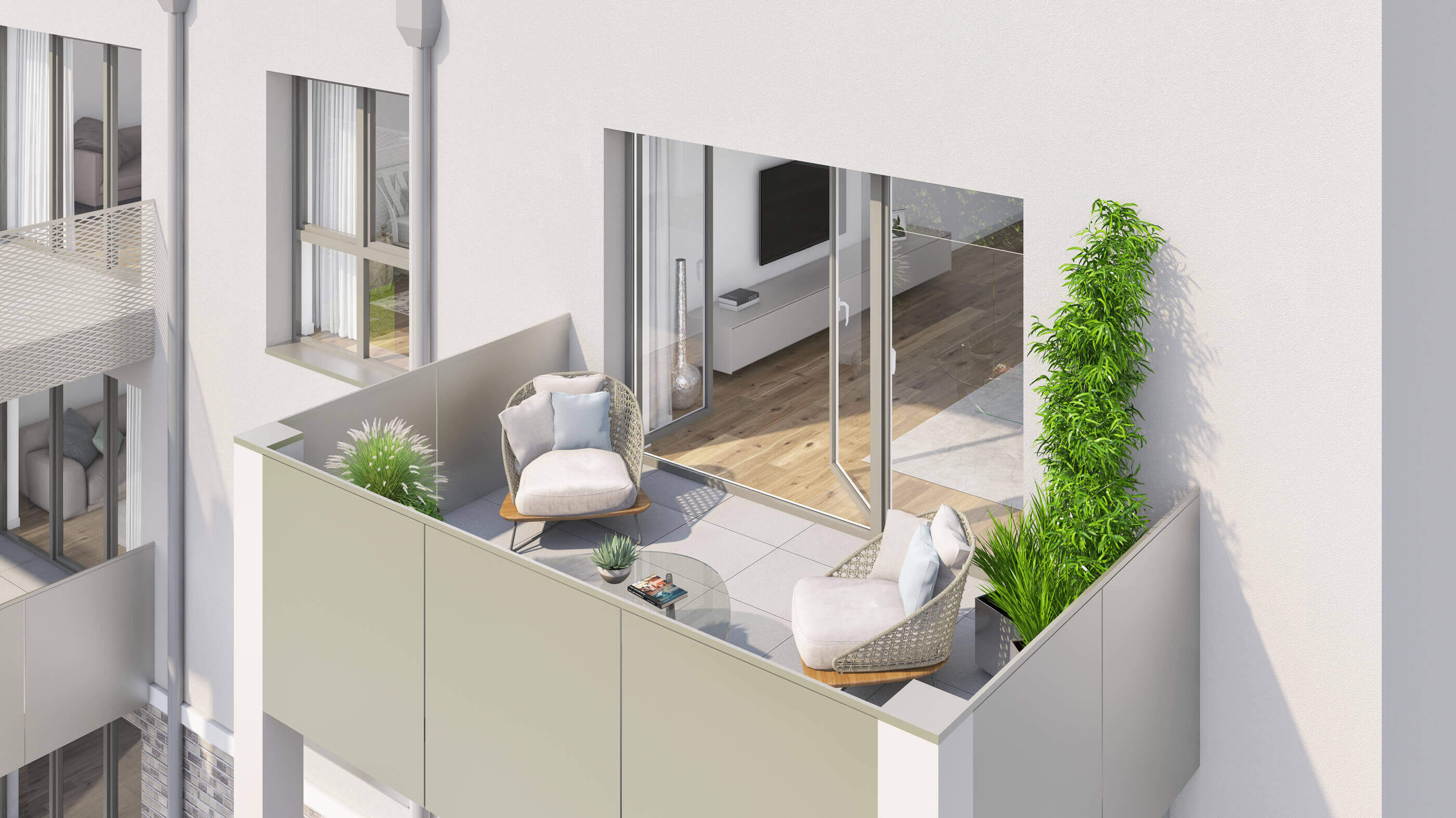 Eigentumswohnungen Landwehr Quartier Hattersheim - Innenansicht Eigentumswohnungen Landwehr Quartier Hattersheim - Innenansicht