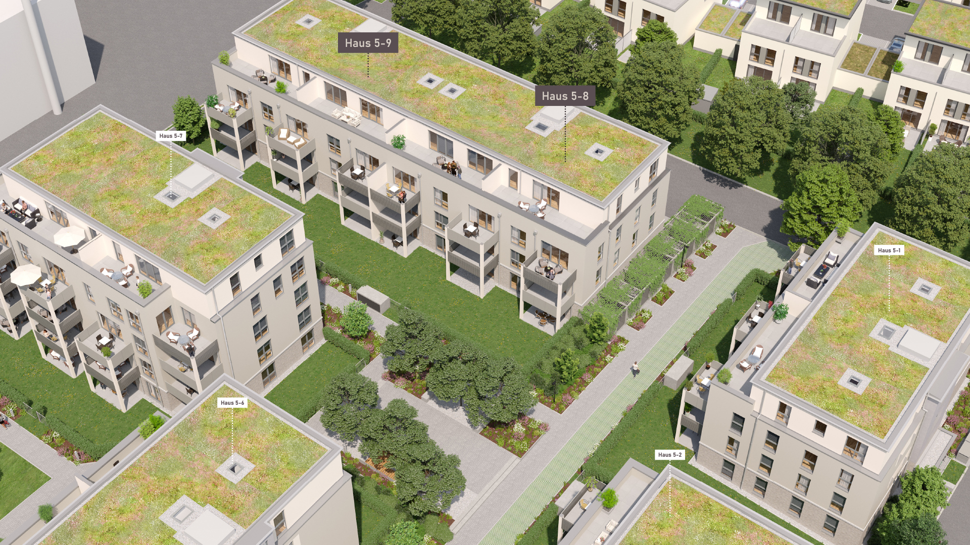 70% verkauft: Hoch hinaus: Elegantes 3-Zimmer-Penthouse, KfW55 mit großer Dachterrasse, Hattersheim - KB00010/G9/E4/Eh1