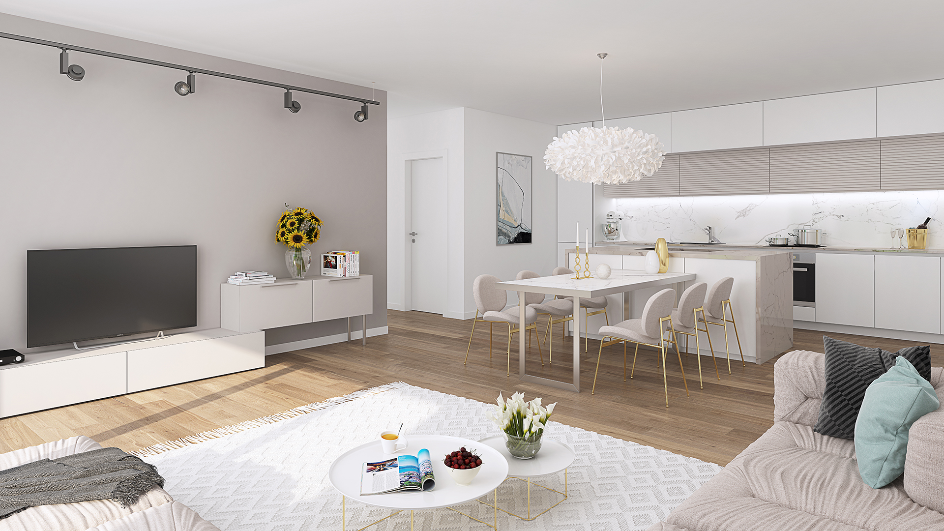 70% verkauft: Luxuriöses 3-Zimmer Penthouse, KfW55, mit großer Dachterrasse in Hattersheim - KB00010/G8/E4/Eh2