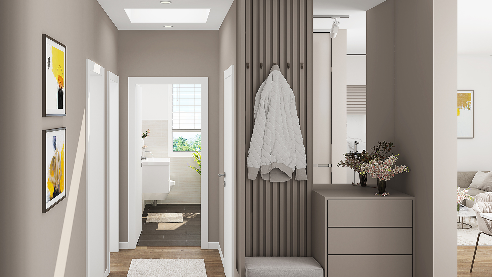 50% verkauft: Exklusiv und lichtdurchflutet: 3-Zimmer-Penthouse mit Dachterrasse (KfW55) - KB00010/G4/E5/Eh2