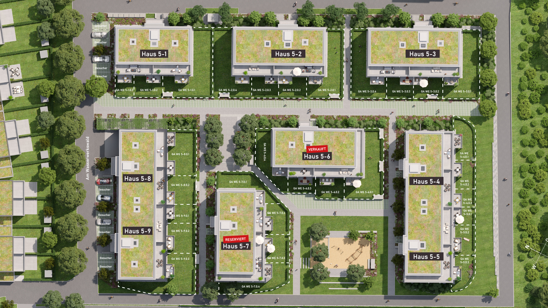 50% verkauft: Raum für Ideen: 4 Zi. im 2. OG im Landwehr Quartier (KfW55) - KB00010/G3/E3/Eh4