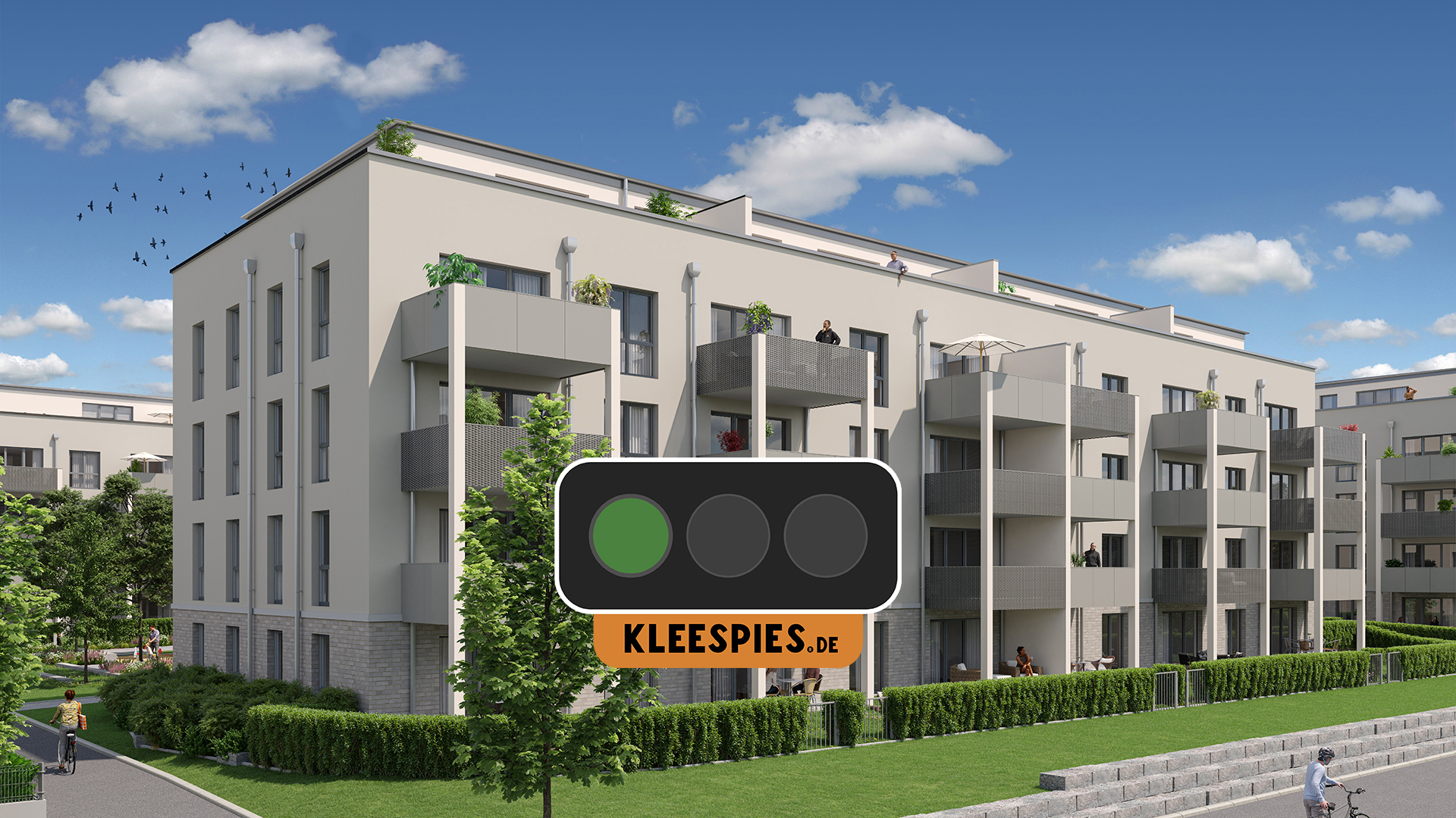 70% verkauft: Exklusiv und lichtdurchflutet: 2-Zimmer-Penthouse mit Dachterrasse (KfW55) - KB00010/G5/E5/Eh2