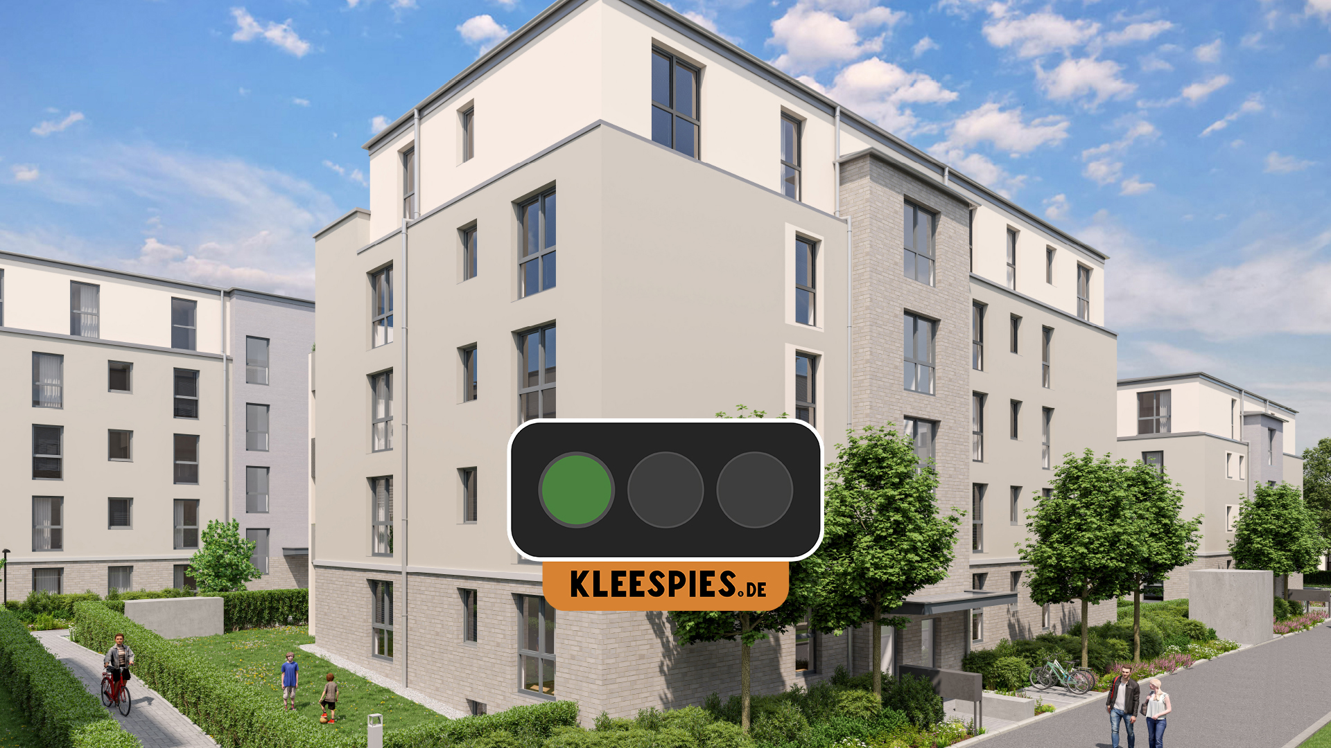 70% verkauft: Modernes Wohnen: 4 Zi. mit Balkon im 1. OG des Landwehr Quartiers (KfW55) - KB00010/G5/E2/Eh3