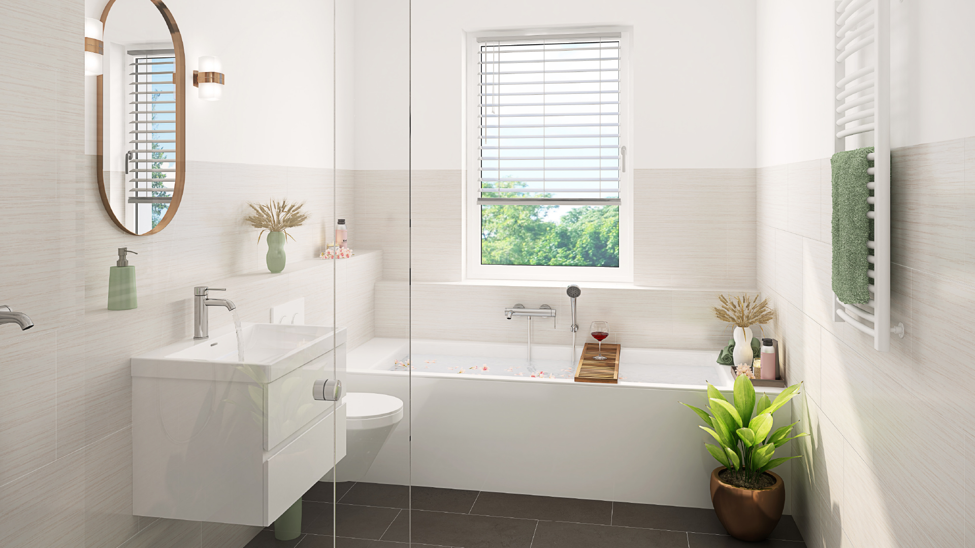 50% verkauft: Komfort trifft Stil: 2 Zi. mit Balkon im Landwehr Quartier (KfW55) - KB00010/G3/E3/Eh2