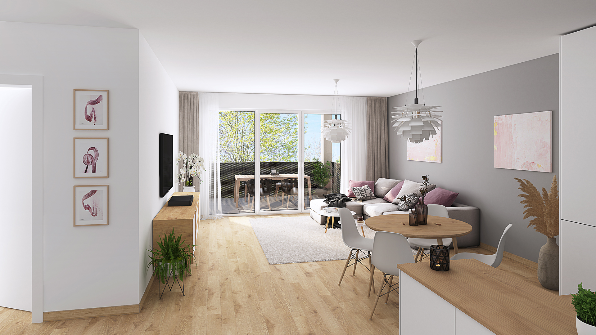 70% verkauft: Exklusiv und lichtdurchflutet: 2-Zimmer-Penthouse mit Dachterrasse (KfW55) - KB00010/G5/E5/Eh2