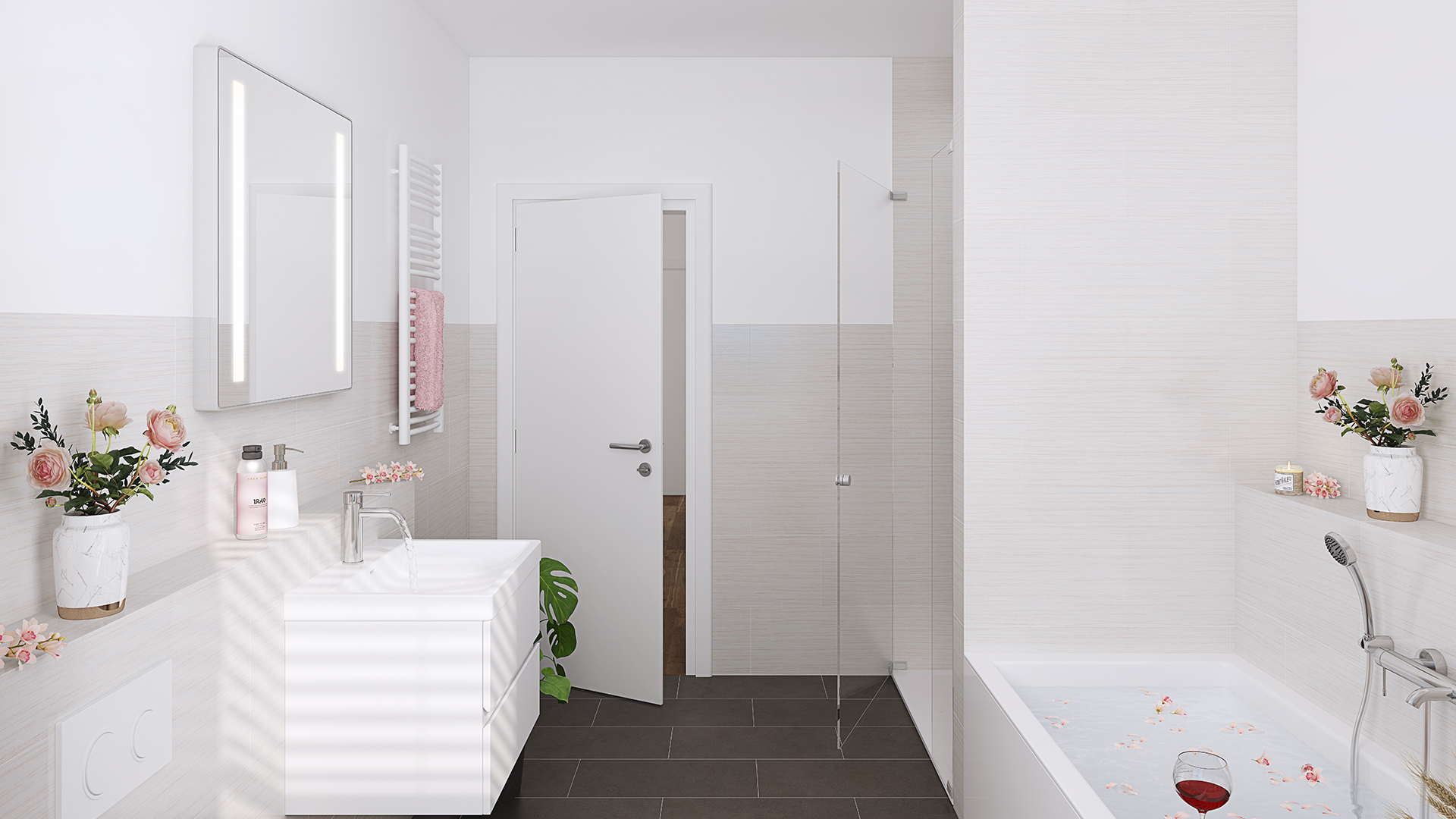70% verkauft: Hoch hinaus: Elegantes 3-Zimmer-Penthouse, KfW55 mit großer Dachterrasse, Hattersheim - KB00010/G9/E4/Eh1